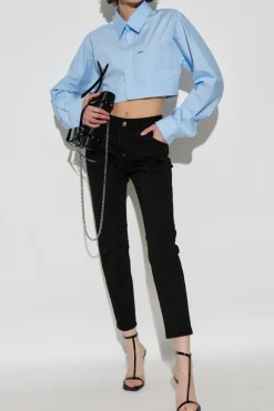 Dsquared2 BLUE Shirt with pockets