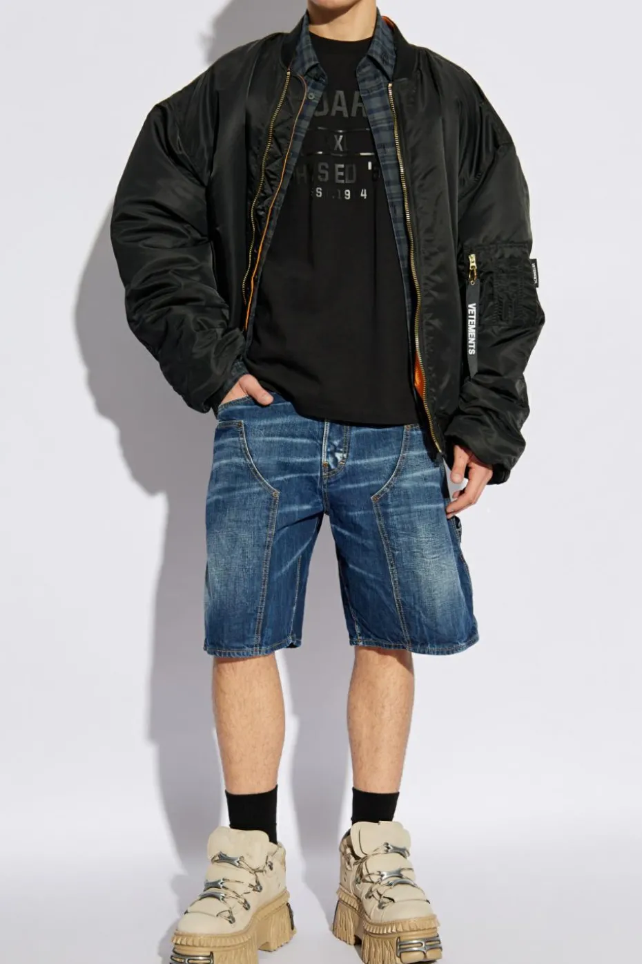 Dsquared2 BLUE Shorts Carpenter