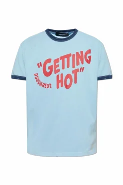 Dsquared2 BLUE T-shirt with logo