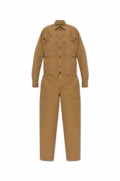 Dsquared2 BROWN Cotton jumpsuit
