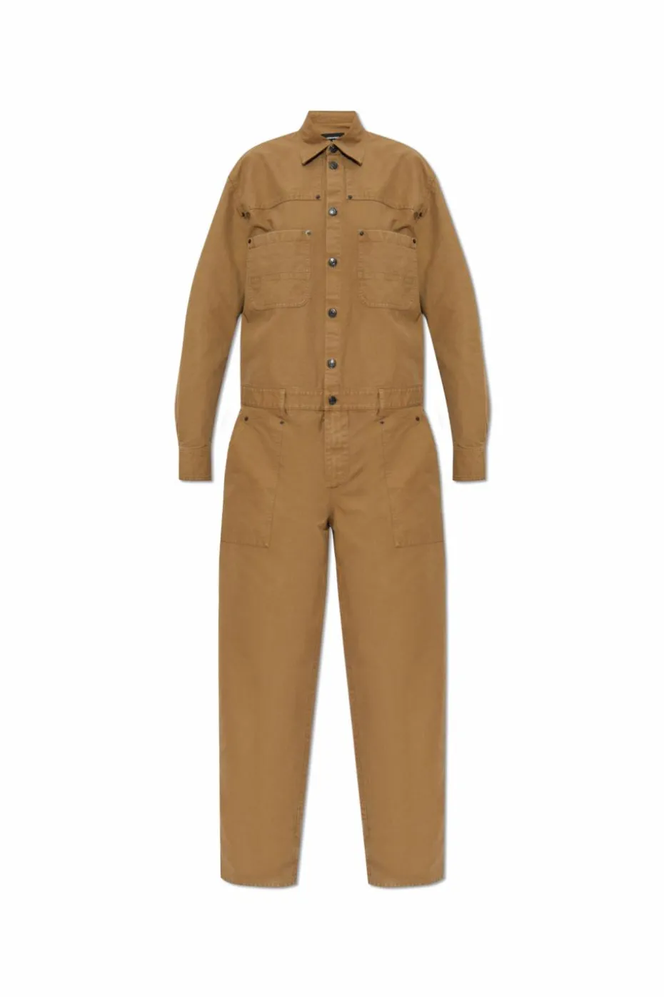 Dsquared2 BROWN Cotton jumpsuit