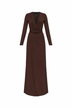 Dsquared2 BROWN Dress with belt