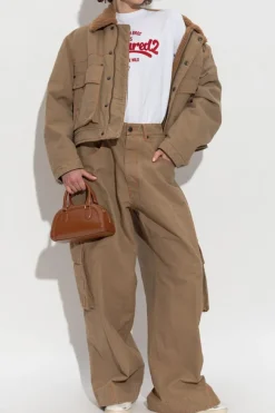 Dsquared2 BROWN Jacket with collar