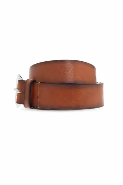 Dsquared2 BROWN Leather belt capsule `Summer Lovers`