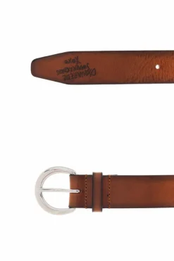 Dsquared2 BROWN Leather belt capsule `Summer Lovers`