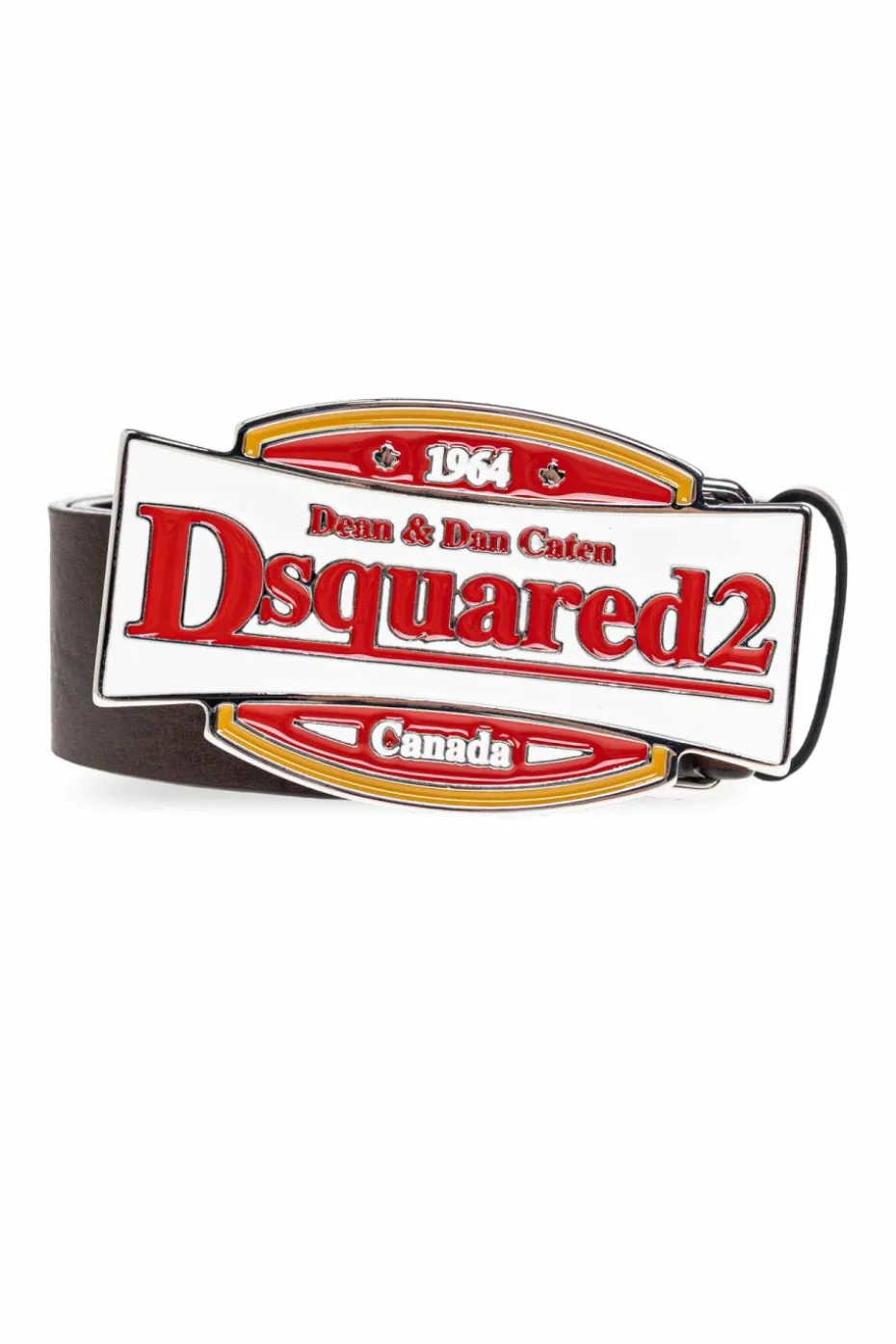 Dsquared2 BROWN Leather belt