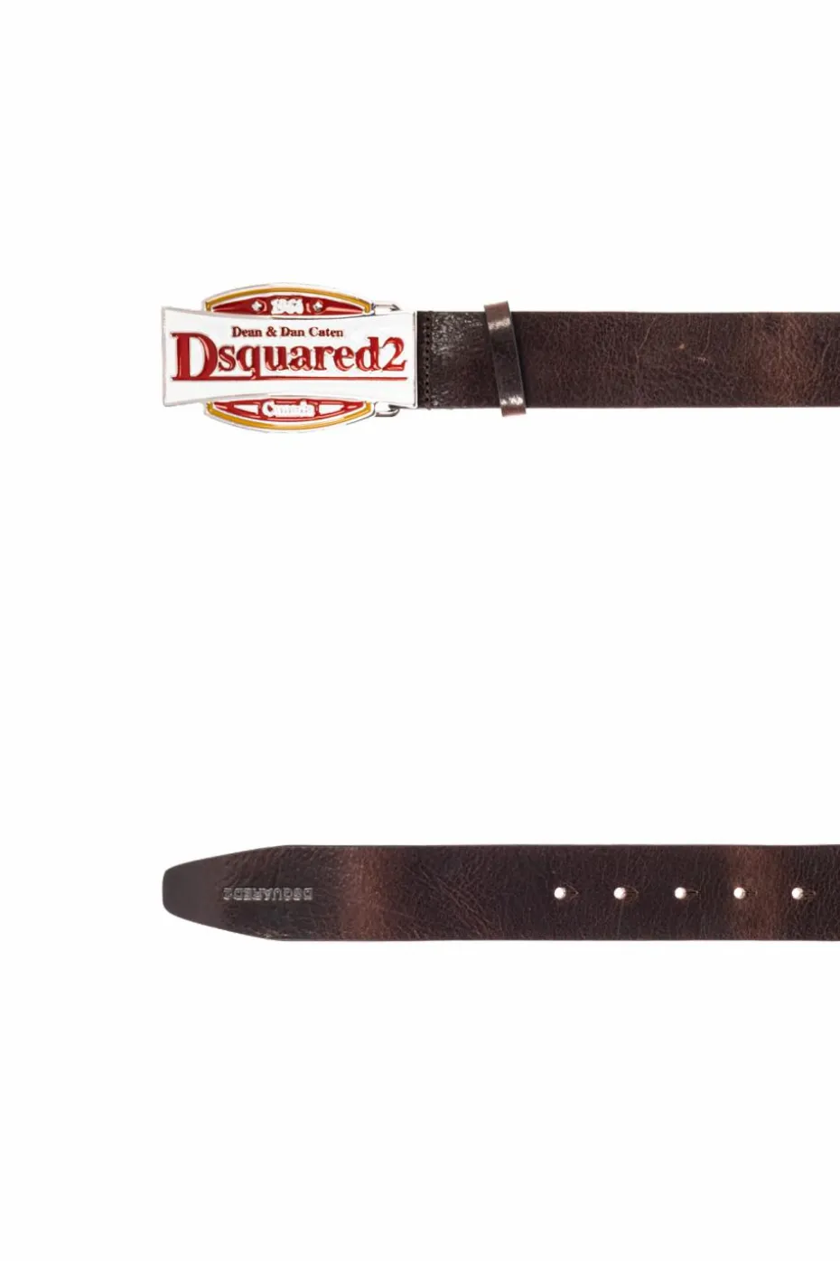 Dsquared2 BROWN Leather belt