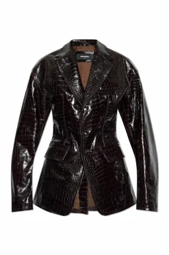 Dsquared2 BROWN Leather jacket