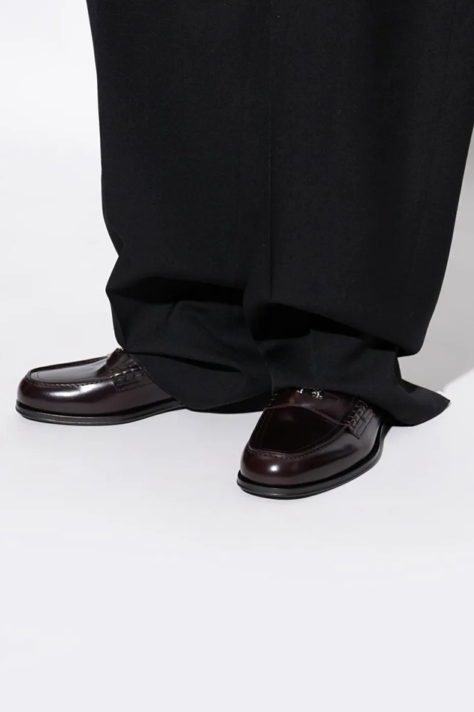 Dsquared2 BROWN Leather loafers
