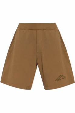 Dsquared2 BROWN Shorts with logo
