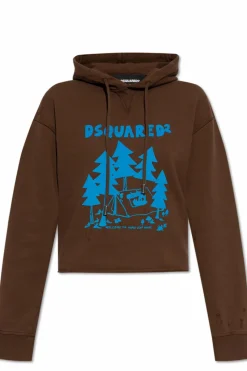 Dsquared2 BROWN Sweatshirt with logo