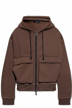Dsquared2 BROWN Sweatshirt with logo