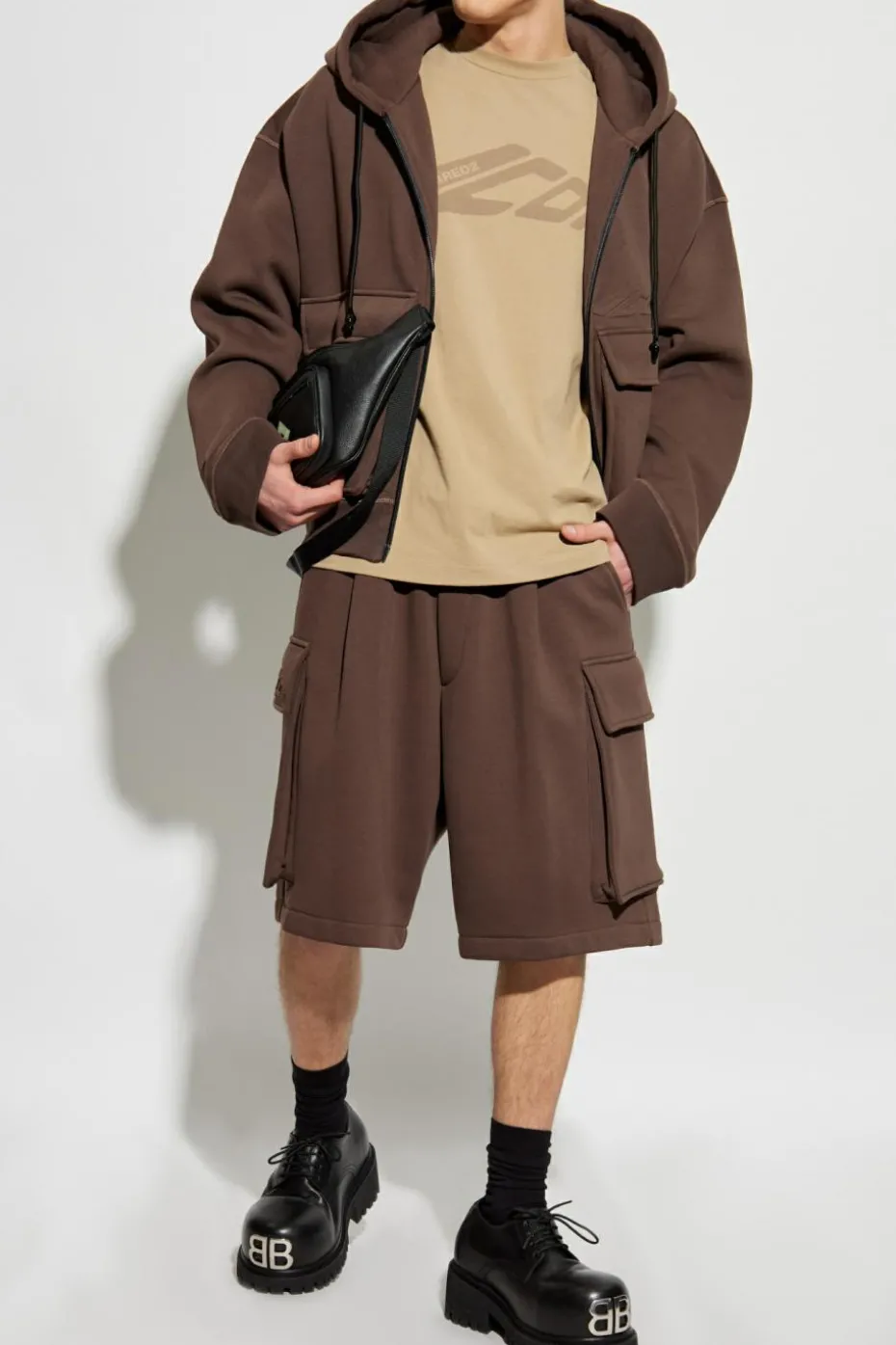 Dsquared2 BROWN Sweatshirt with logo