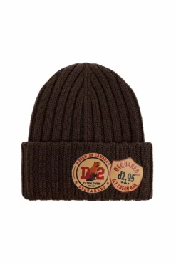 Dsquared2 BROWN Wool beanie