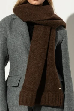 Dsquared2 BROWN Wool scarf