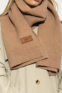 Dsquared2 BROWN Wool scarf