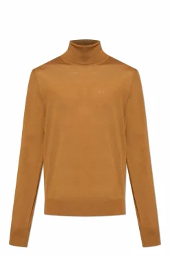 Dsquared2 BROWN Wool turtleneck
