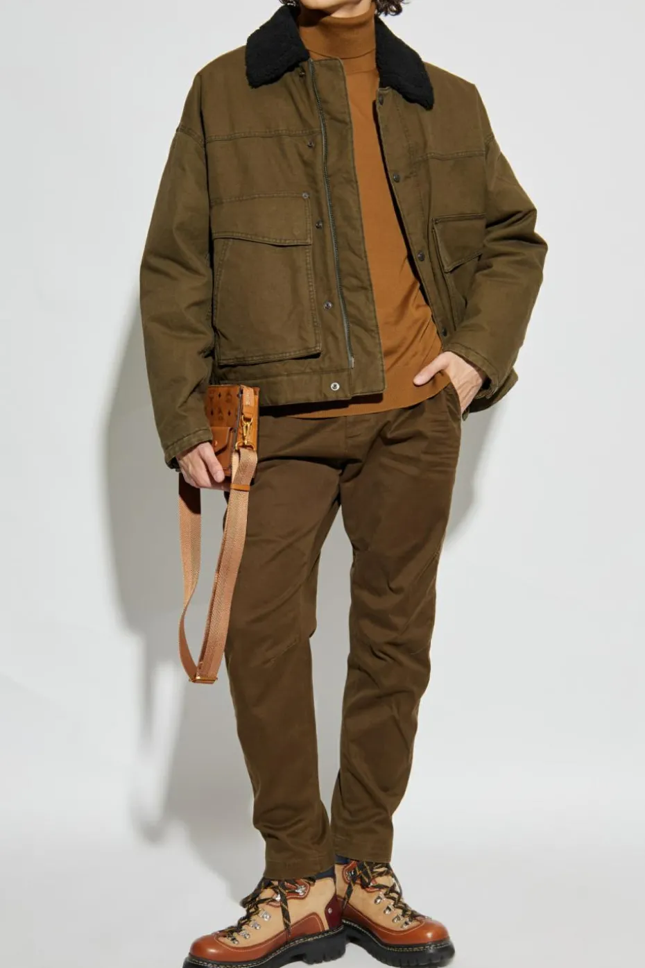 Dsquared2 BROWN Wool turtleneck