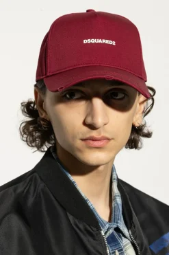 Dsquared2 BURGUNDY Baseball cap