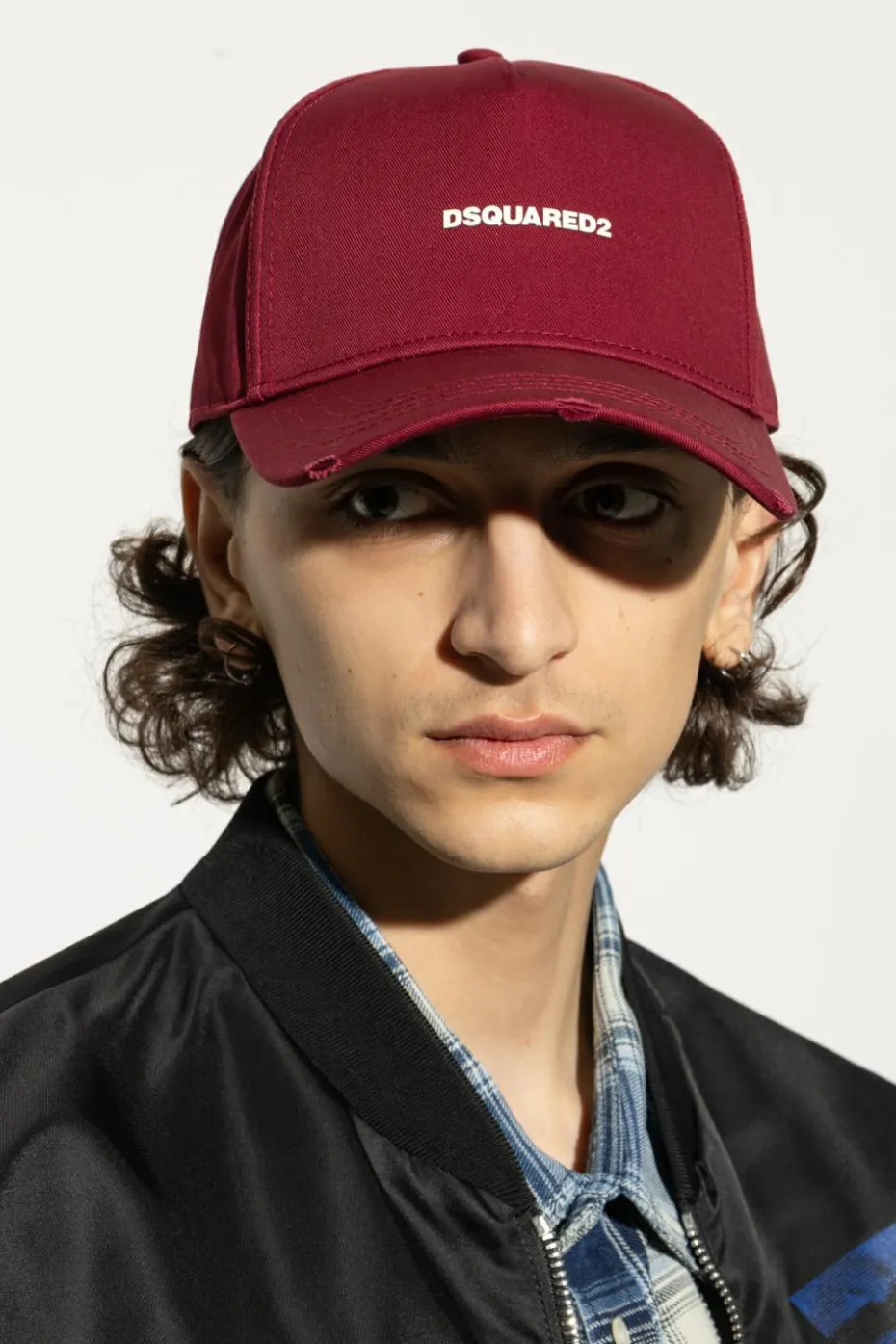 Dsquared2 BURGUNDY Baseball cap