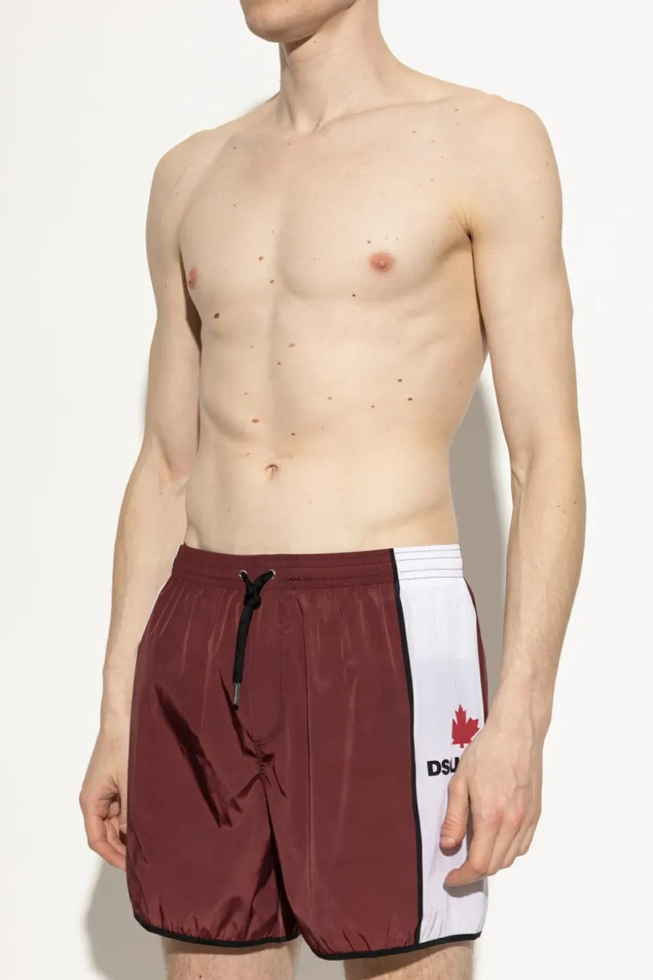 Dsquared2 BURGUNDY Swim shorts