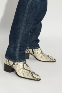 Dsquared2 cream Ankle Boots