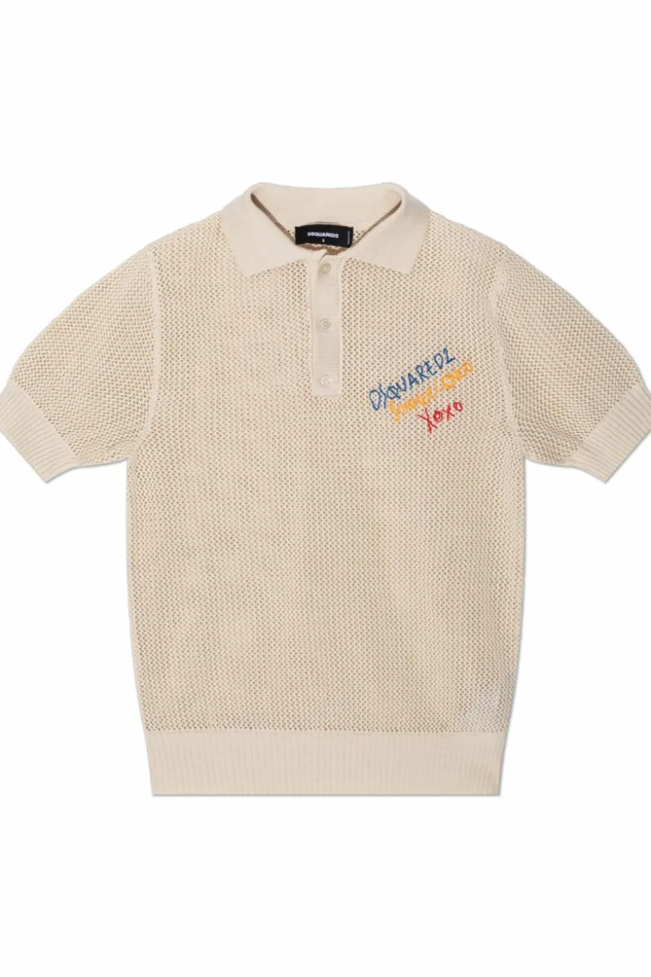 Dsquared2 cream Polo capsule 'Summer Lovers'