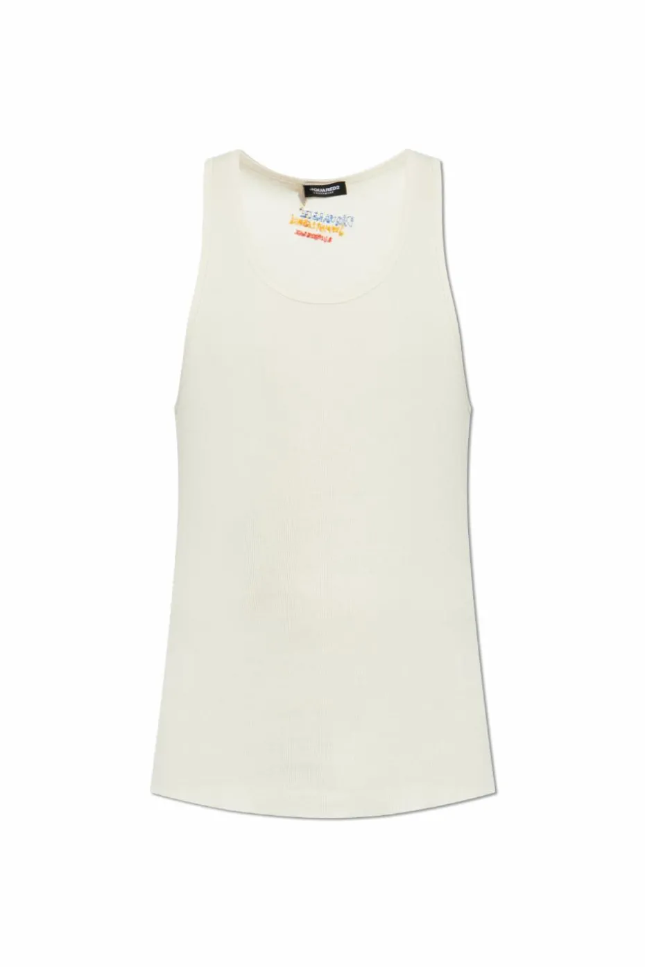 Dsquared2 cream Sleeveless T-shirt