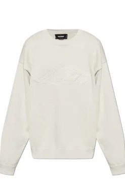 Dsquared2 cream Sweater with logo