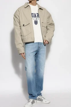 Dsquared2 cream Sweater with logo