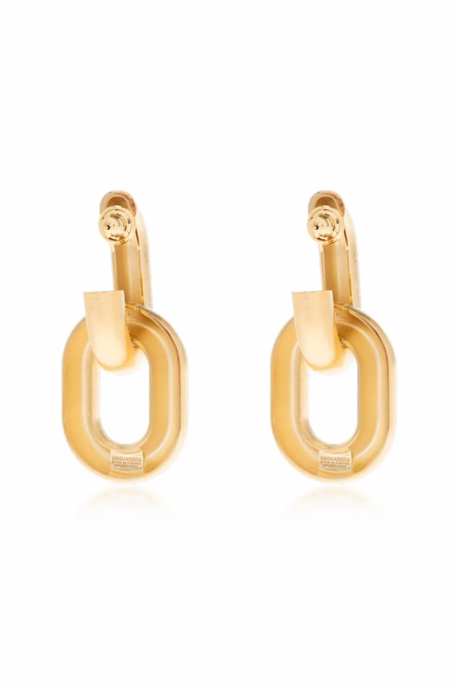 Dsquared2 GOLD Earrings with links