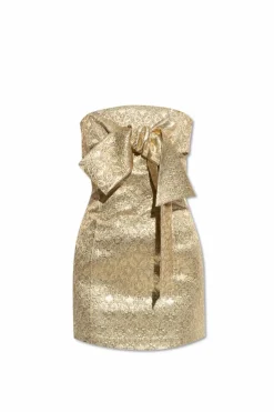 Dsquared2 GOLD Short dress with bare shoulders