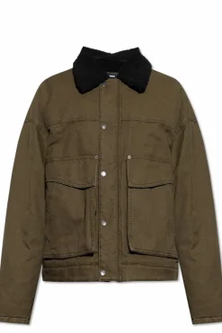Dsquared2 GREEN Jacket with collar