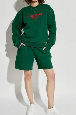 Dsquared2 GREEN Logo shorts