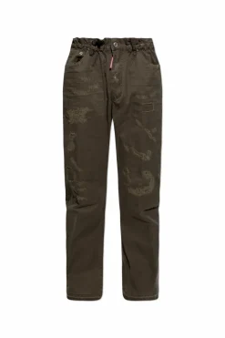 Dsquared2 GREEN Pants Big Brother