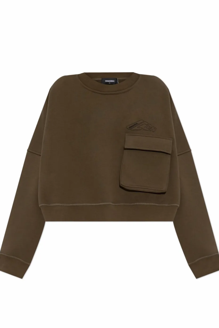 Dsquared2 GREEN Sweatshirt with pocket