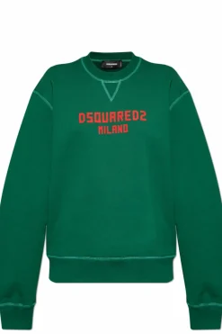 Dsquared2 GREEN Sweatshirt with logo
