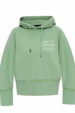 Dsquared2 GREEN Sweatshirt with print