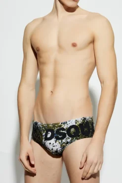 Dsquared2 GREEN Swim Briefs