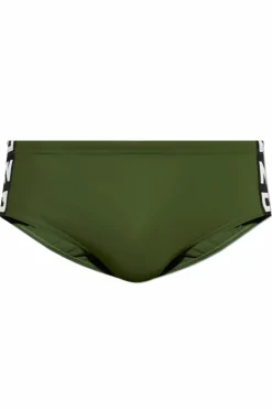 Dsquared2 GREEN Swim briefs with logo