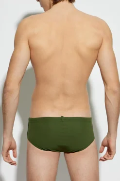 Dsquared2 GREEN Swim briefs with logo