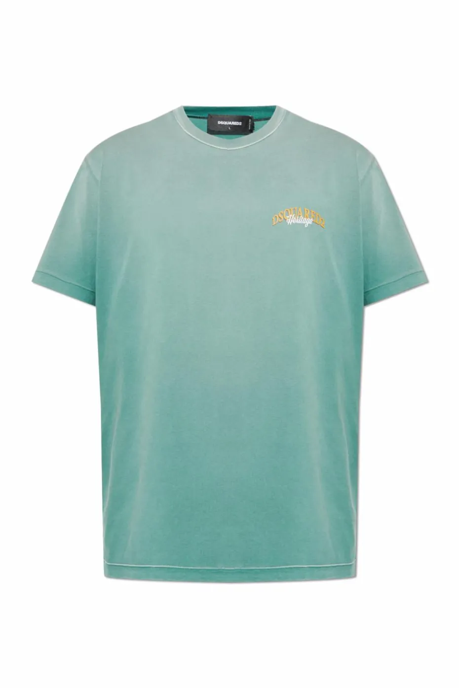 Dsquared2 GREEN T-shirt with logo