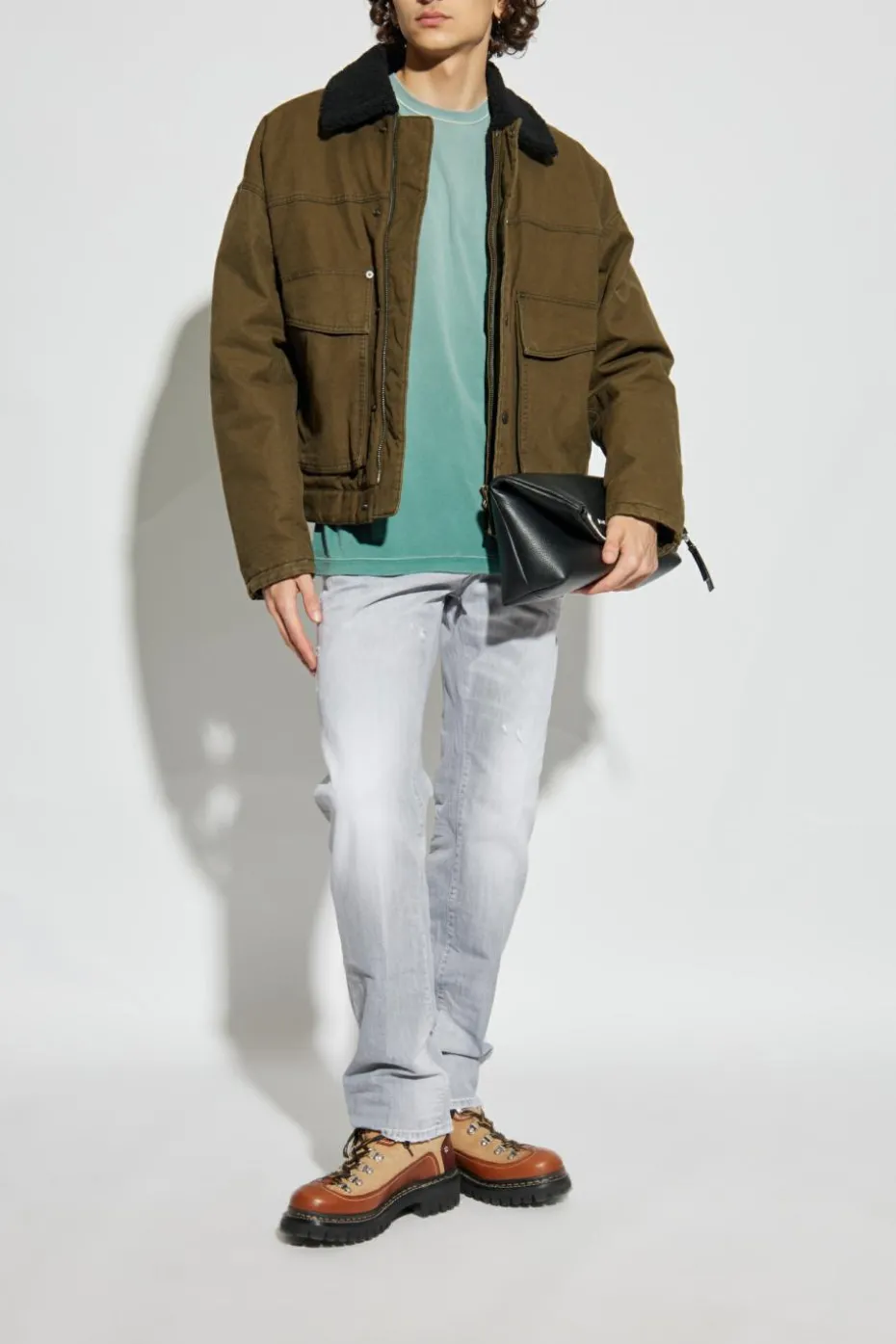 Dsquared2 GREEN T-shirt with logo
