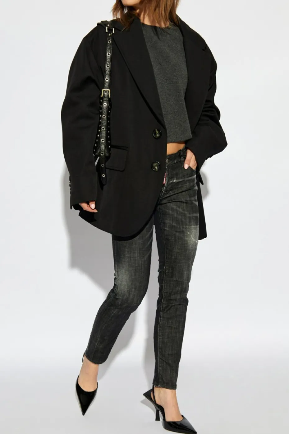 Dsquared2 GREY Dsquared2 `Jennifer` Jeans