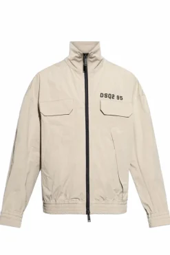 Dsquared2 GREY Jacket with printed logo