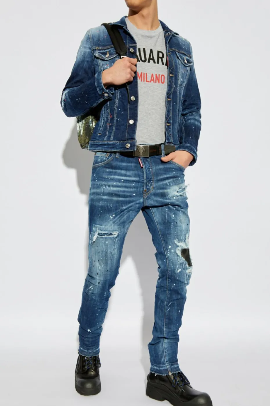 Dsquared2 GREY Printed T-shirt