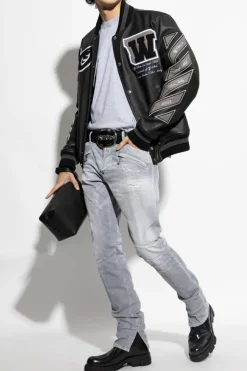 Dsquared2 GREY Tapered leg jeans