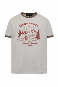 Dsquared2 GREY T-shirt with logo