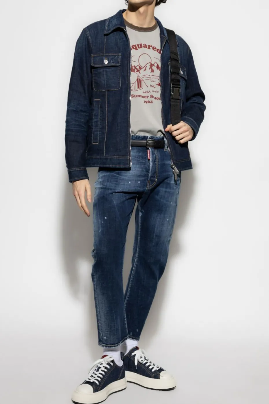 Dsquared2 GREY T-shirt with logo