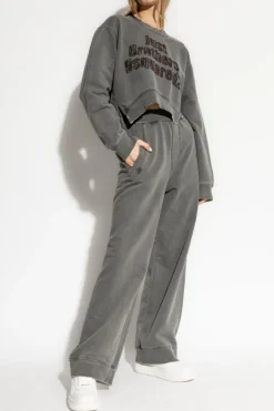 Dsquared2 GREY Wide-leg sweatpants
